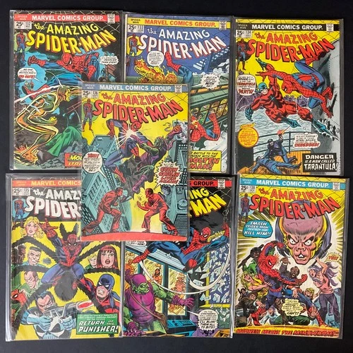 Amazing Spider-Man Lot #132 133 134 135 136 137 138 VG/F Tarantula 2nd Punisher