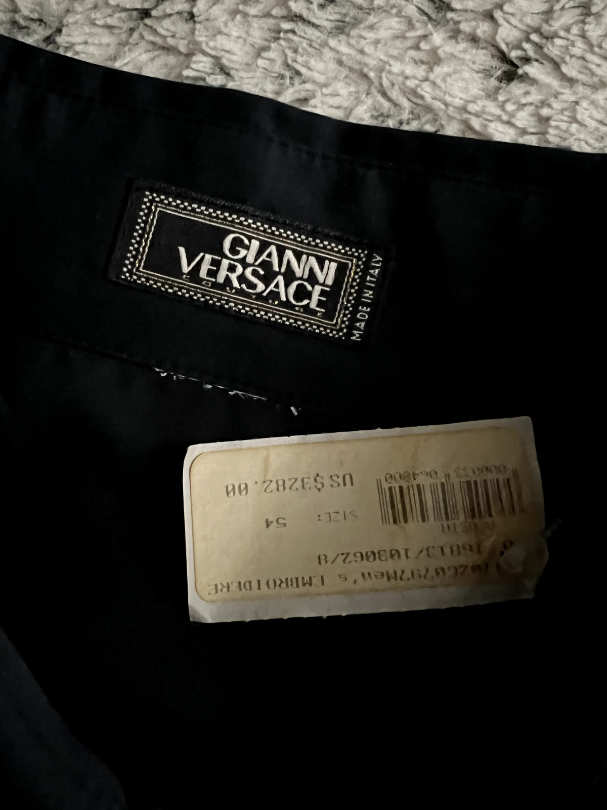 Authentic vintage Versace dress shirt owned/worm by Sir E.J. image 3