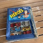 Corgi Juniors Heros Job Lot 7 Cars - USED - Vintage 1978 Case Superman Penguin