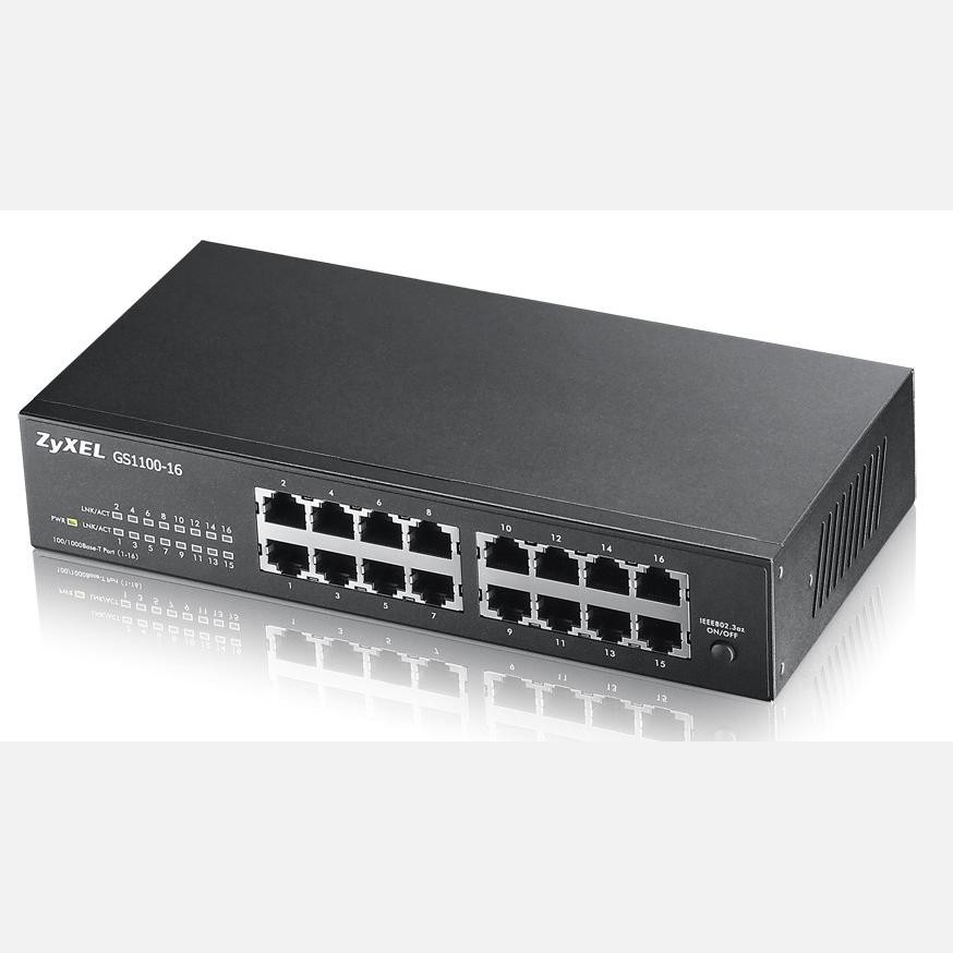 Zyxel GS1100-16 Non gestito Gigabit Ethernet [10/100/1000] (Zyxel GS-1100-16 V3 - Immagine 9