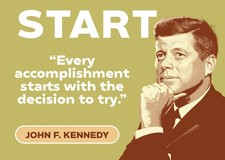 Inspirational Quote Wall Art Poster - Motivational Decor Home Decor