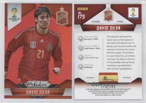 2014 Panini Prizm World Cup Red Prizm /149 David Silva #175