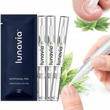 3 Pack Lunavia Antifungal Pen, 25 Undecylenic Acid Toenail Fungus Treatment