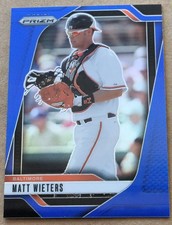 2025 Panini Prizm Matt Wieters Blue Prizm 7/199 Baltimore Orioles #241