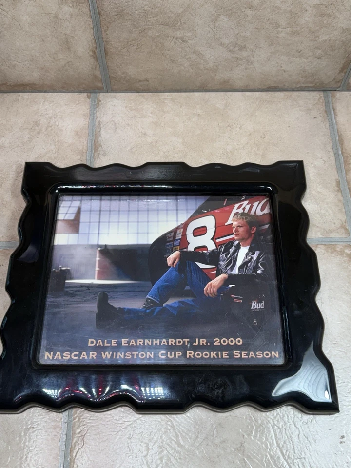 Tarjeta de temporada de novato de la Copa Winston 2000 enmarcada coleccionable de Nascars Dale Earnhardt Jr Foto 3 de 3