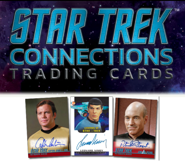 Star Trek Connections Factory Sealed Hobby Box 3 Autographs & 1