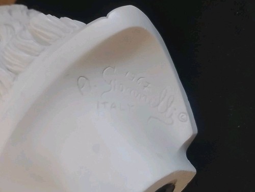 Vintage (1967) Bust Of Bach (Italian Crushed Marble) - A. Giannelli French Bust - Picture 6 of 6