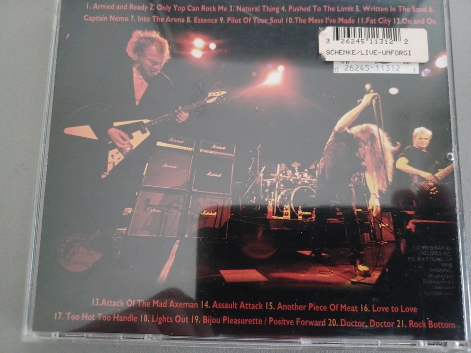Michael Schenker Group The Unforgiven World Tour Do-CD - Bild 2 von 2