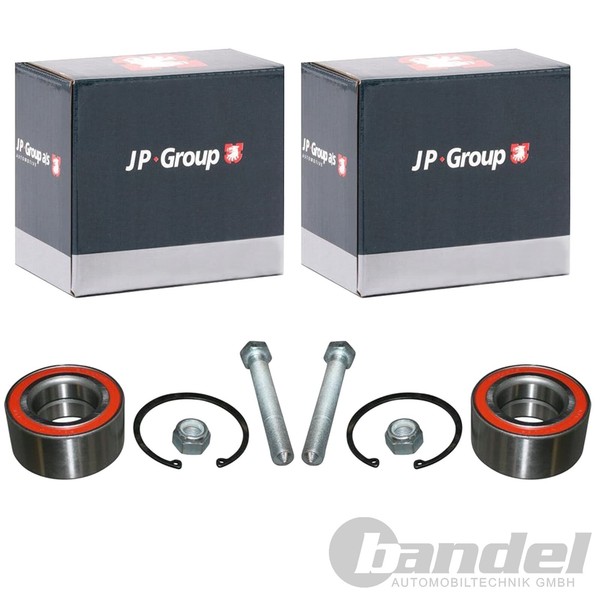 2X Jp Group Radlager Satz Hinten Passend FüR Ford Galaxy Seat Alhambra Vw Sharan-image