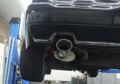 FOX 63,5mm Sportauspuff Komplettanlage ab Kat. VW Corrado G60 1.8l 1x106x71mm
