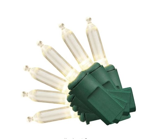 300 Count Warm White Steady Lit Super Bright Mini LED Lights - 86' 10" - Picture 2 of 3