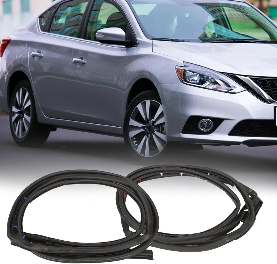 Puerta izquierda + derecha abierta sello impermeable trasero derecho para Nissan SENTRA 2013-19 Foto 4 de 4