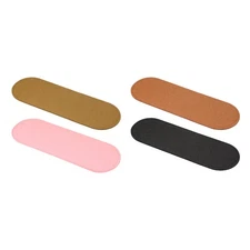 4 Pcs Felt Base Shaper 12x4 Inch, Bag Bottom Shaper Pad Oval 4 Color