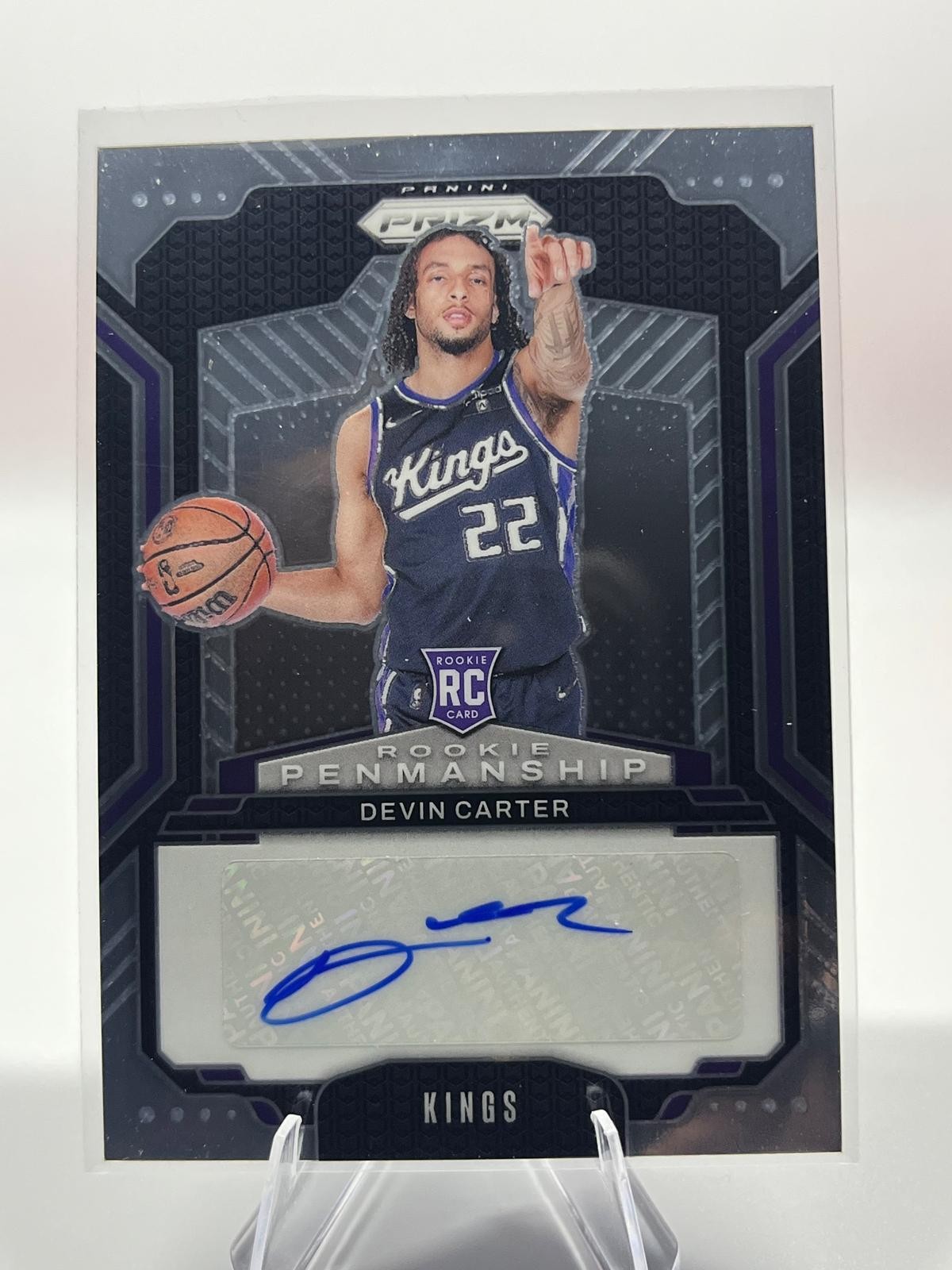 2024-25 Panini Prizm #RPE-DCA Devin Carter Rookie Penmanship