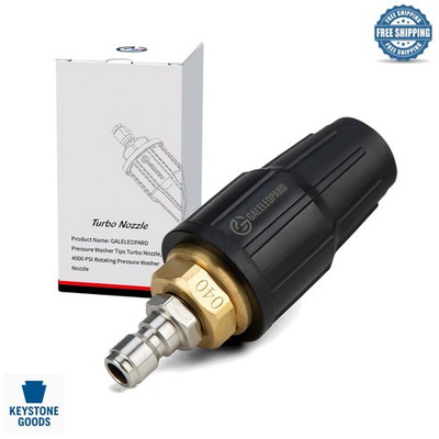#ad 4000 PSI Turbo Pressure Washer Nozzle Wide Spray High Performance Cleaning $23.67