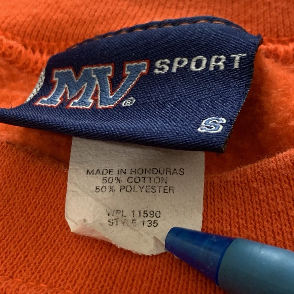 Vintage Bowling Green State University Falcons Orange Sweatshirt Small Y2K - Image 4 of 4