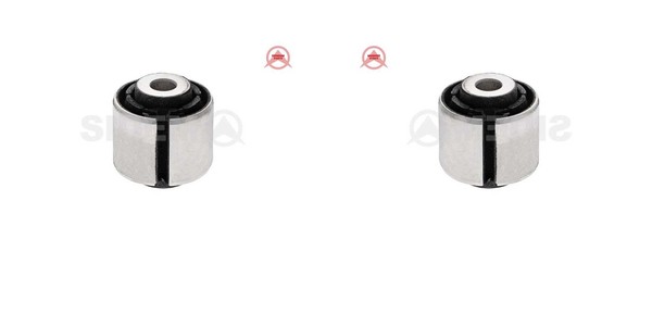 2X Sidem Querlenkerlager Hinten Links Rechts FüR BMW X3 F25 X4 F26-image