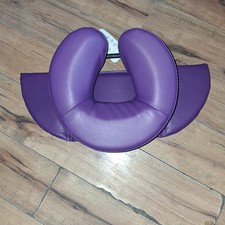 Portable Massage Bed Head Support Attachment, Purple Sleek Design