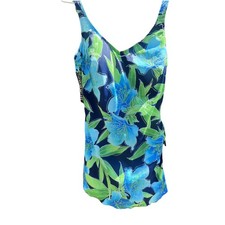 VINTAGE Roxanne one piece Swimsuit Bra Sized 16/40C Fit swim dress USA NWT