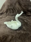 Vintage Hull 5 Inch Swan Candy Planter Ashtray  Trinket Dish Cream Color