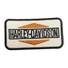 Embroidered Harley Davidson Iron-On Patch, Motorcycle, Biker