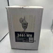 Designers Fountain Outdoor Wall Lantern 7 14 Inch White 2461-WH