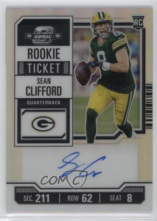 2023 Contenders Optic Ticket RPS Silver Prizm Sean Clifford Rookie Auto RC 01ix