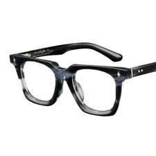 Vintage Square Acetate Eyeglass Frames Unisex Full Optical Glasses Lens Ready