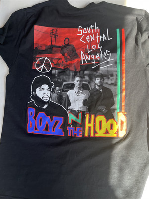 Boyz N The Hood Graphic T-Shirt Men s L Ice Cube Coco Rap Tees Music Retro Y2K