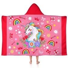 Thickened Hooded Towels for Kids Suitable Girls Boys Kids Bath Towels, 30"x50...