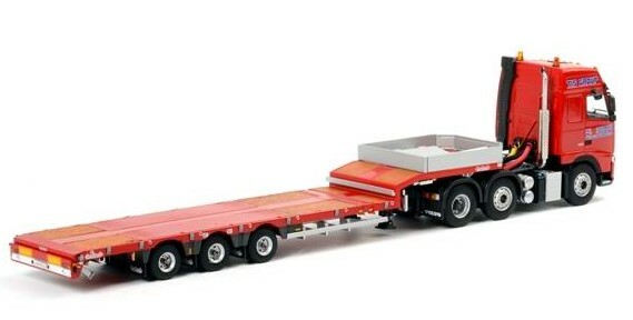 WSI 1/50 for Volvo FH2 Globetrotter 6x2 Nooteboom Step frame