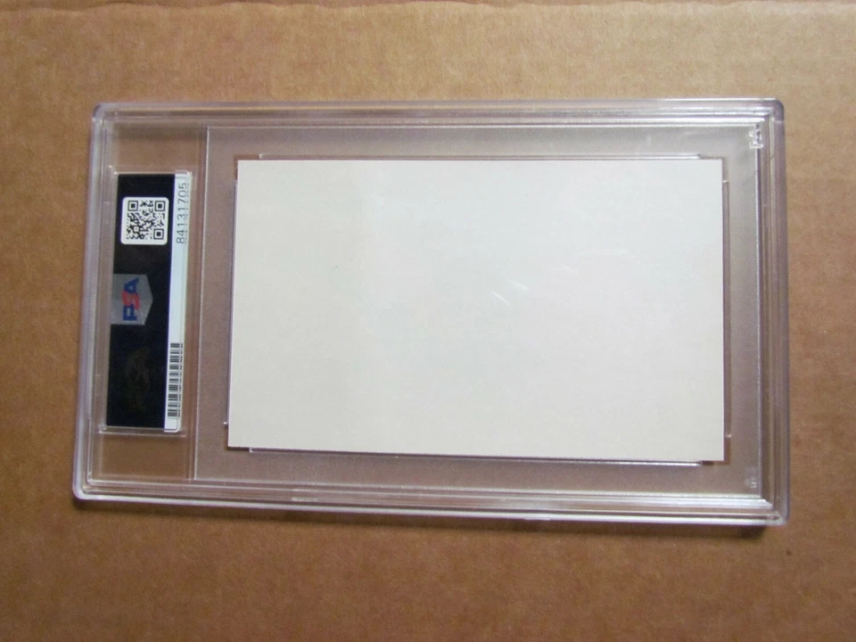 Stan Musial Signed Index Card PSA Certified Encapsulated - Image 4 of 4