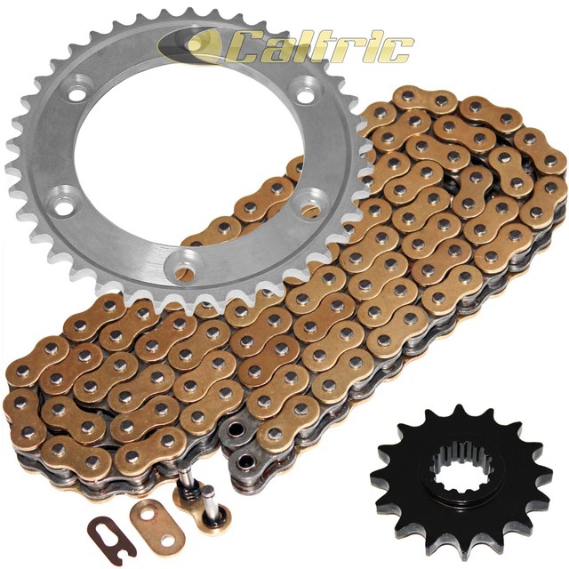 Gold ORing Drive Chain & Sprockets Kit for Honda RVT1000R Rc51 2000