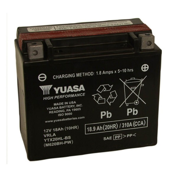 Motorradbatterie Yuasa YTX20HL-BS 12V 18.9AH 310A-image