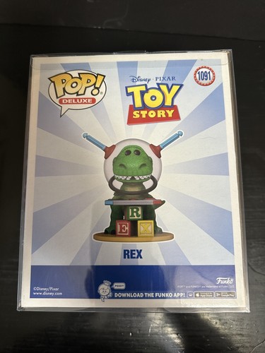 Funko Pop! Figura exclusiva de lujo de Disney Pixar Toy Story Rex #1091 caja de almuerzo - Imagen 6 de 8