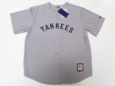 NEW YORK YANKEES MAJESTIC COOL BASE COOPERSTOWN BASEBALL JERSEY SIZE XL
