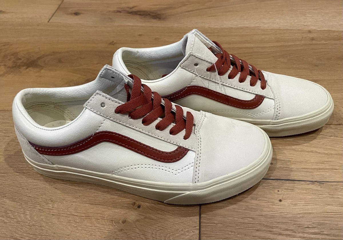 VANS Style MEN'S SHOES marshmallow/ red