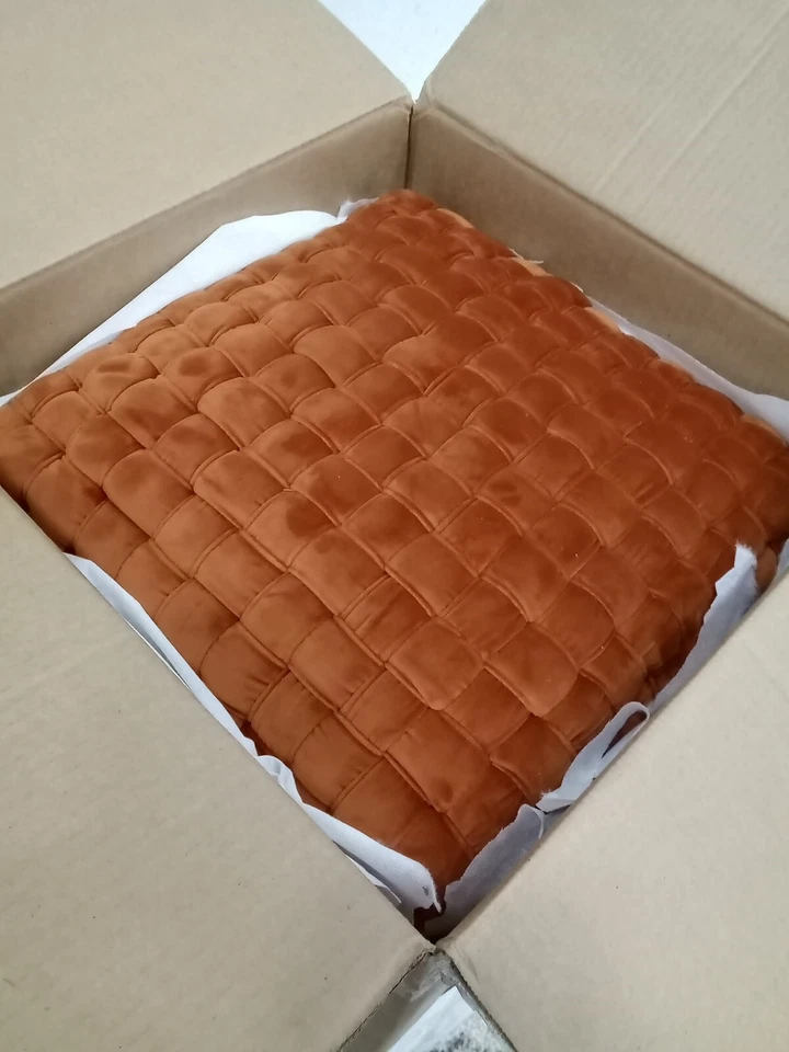 Safavieh  Woven Velvet Ottoman, Reduced Price 2172718674 SFV4708E - Image 3 of 4