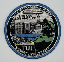 4" Patch Tulsa International Airport~Airport Liaison Agent USS Los Angeles P107