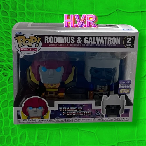 Funko Pop! Transformers Movie RODIMUS & GALVATRON 2-Pack 2023 Summer Exclusive!