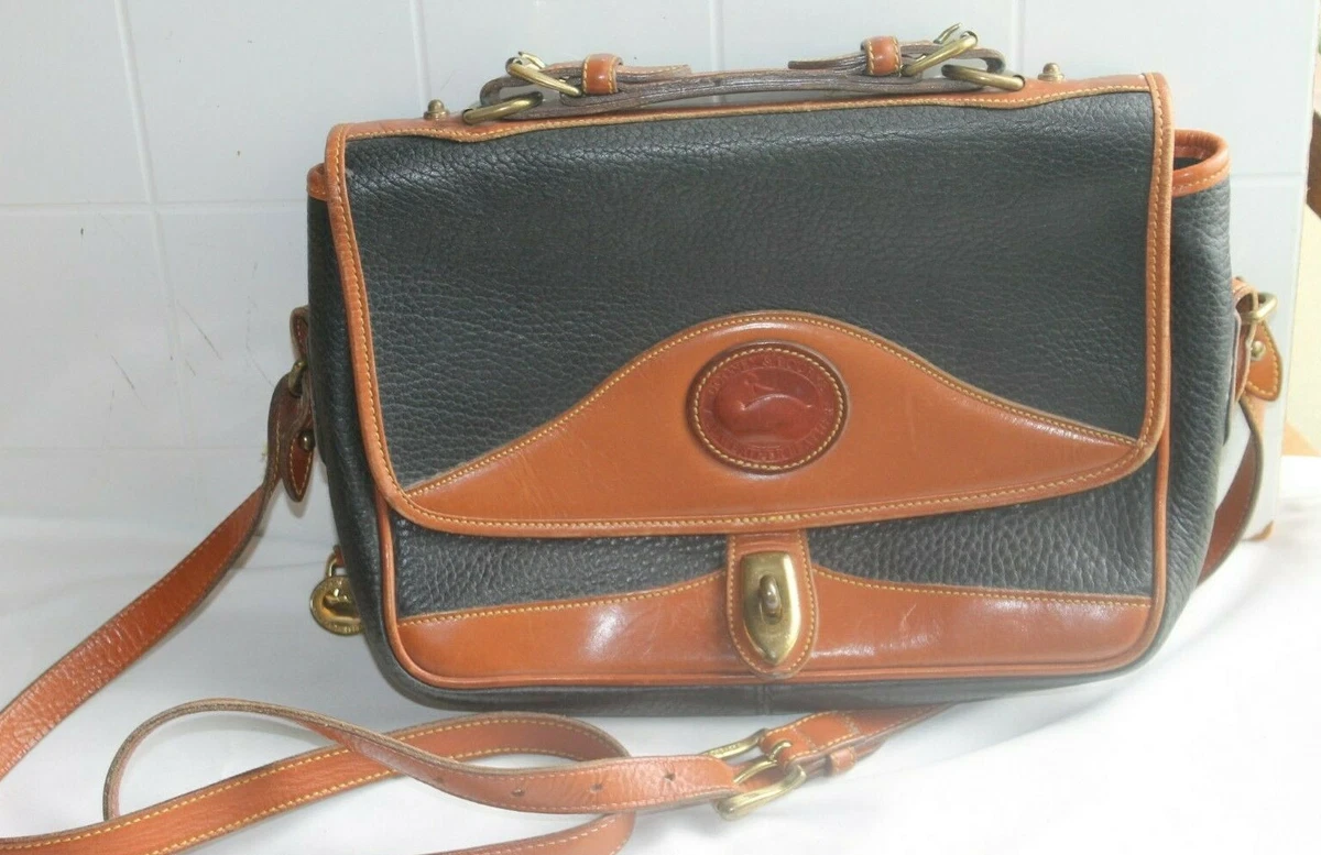 Vintage Dooney & Bourke Crossbody Bag All-weather Leather 