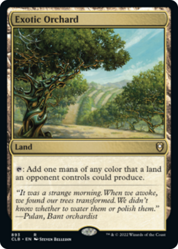 Exotic Orchard Commander Legends: Battle for Baldur's Gate MINT CARD ABUGames - Picture 1 of 1