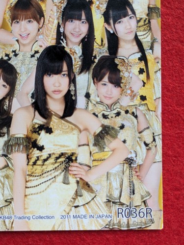 RINO SASHIHARA AKB48 Trading Collection 2011 AKS R036N Japanese IDOL TCG - Picture 9 of 10