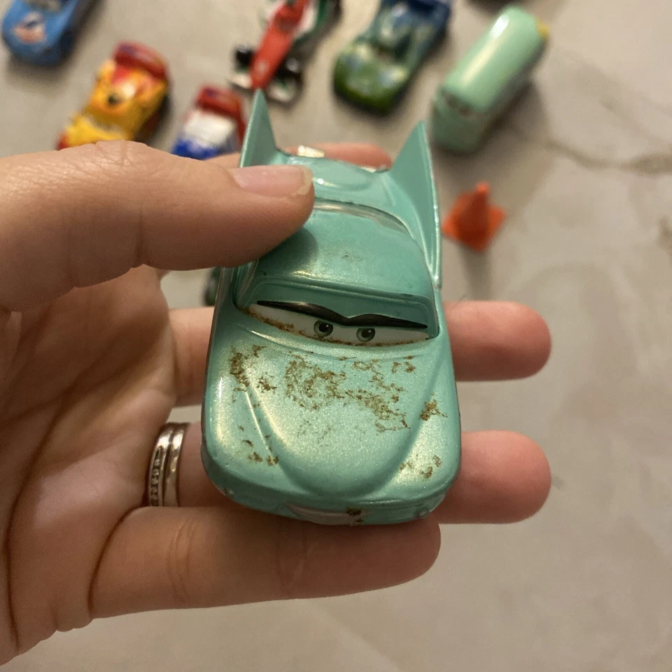 Lot Of 13 Disney Diecast Plastic Cars Lot Fillmore Lightening McQueen - Image 2 of 4