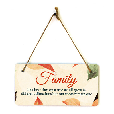 Family Like Branches On A Tree, We All Grow In Different Directions But....