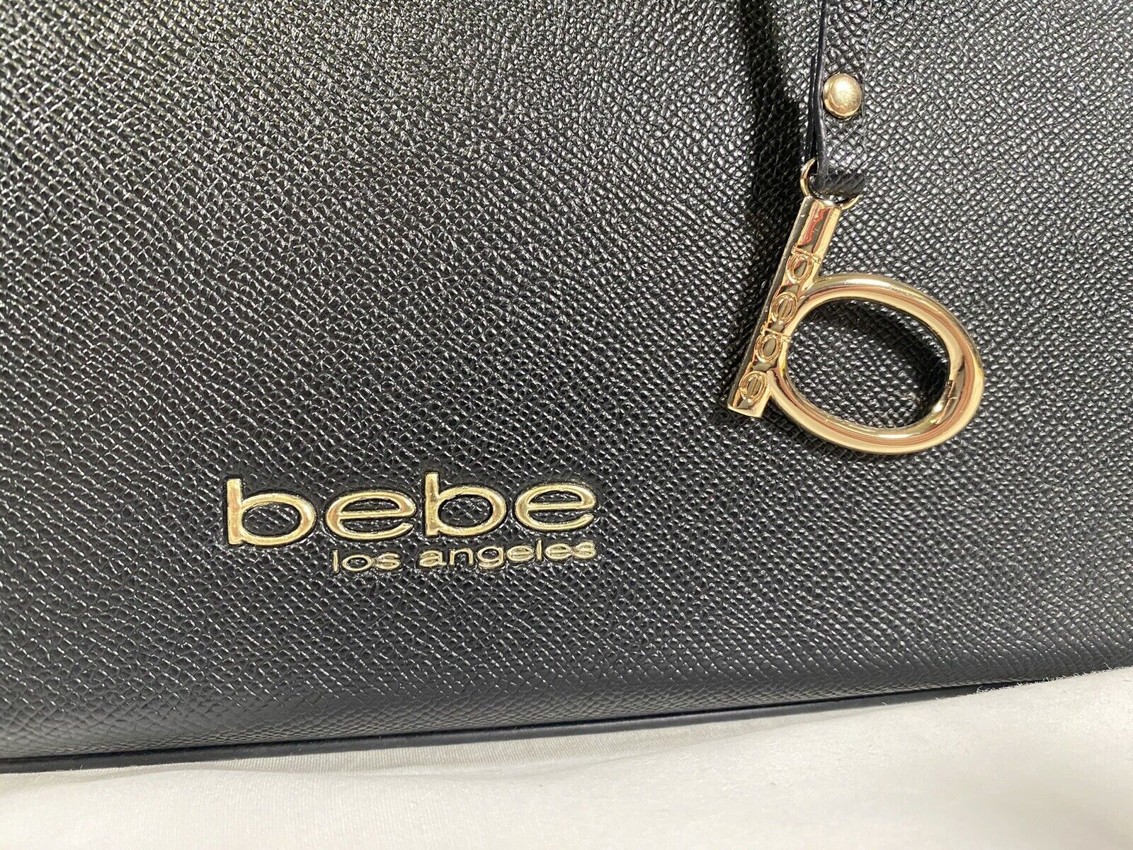 Bebe Evie Small Black Satchel Bag - image 7