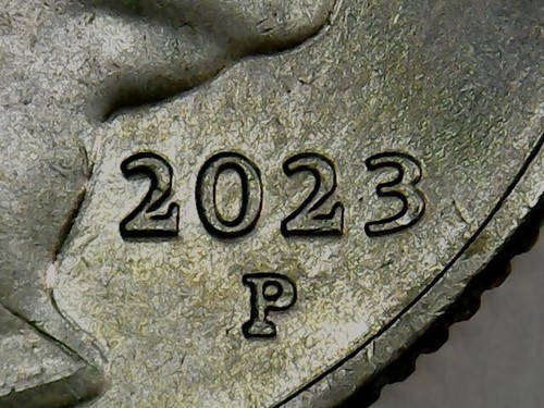 2023-P Eleanor Roosevelt Quarter Reverse Strike Through Error............A5 - Picture 2 of 5