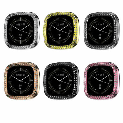 For Fitbit Versa 3 4 Sense2 watch Bling Protector Case Cover Bumper Screen Frame
