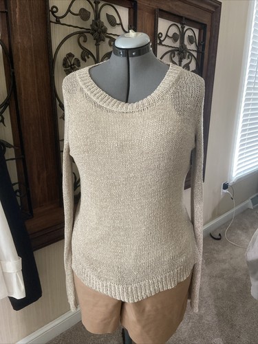 Kenar Sweater, Womens small/medium Gold 
