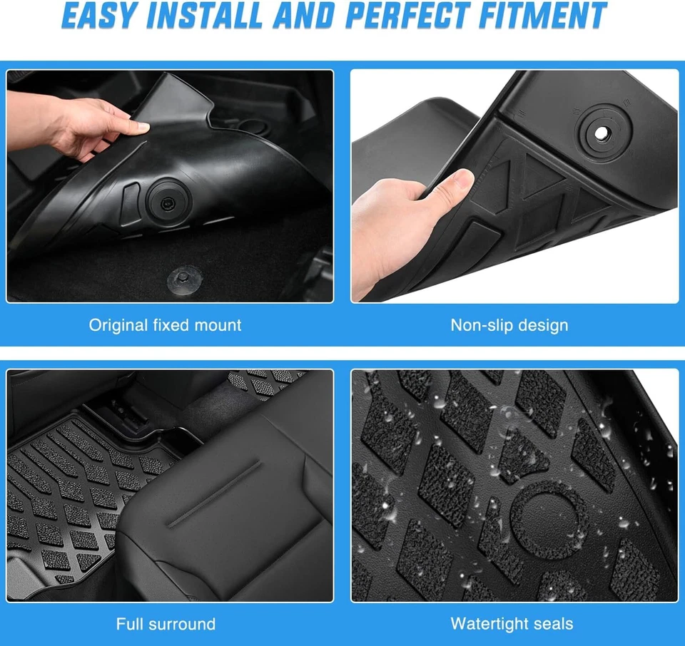 Nilight Floor Mats for Chevy Traverse 2009-2017/2008-2017 Buick Enclave Foto 4 de 4